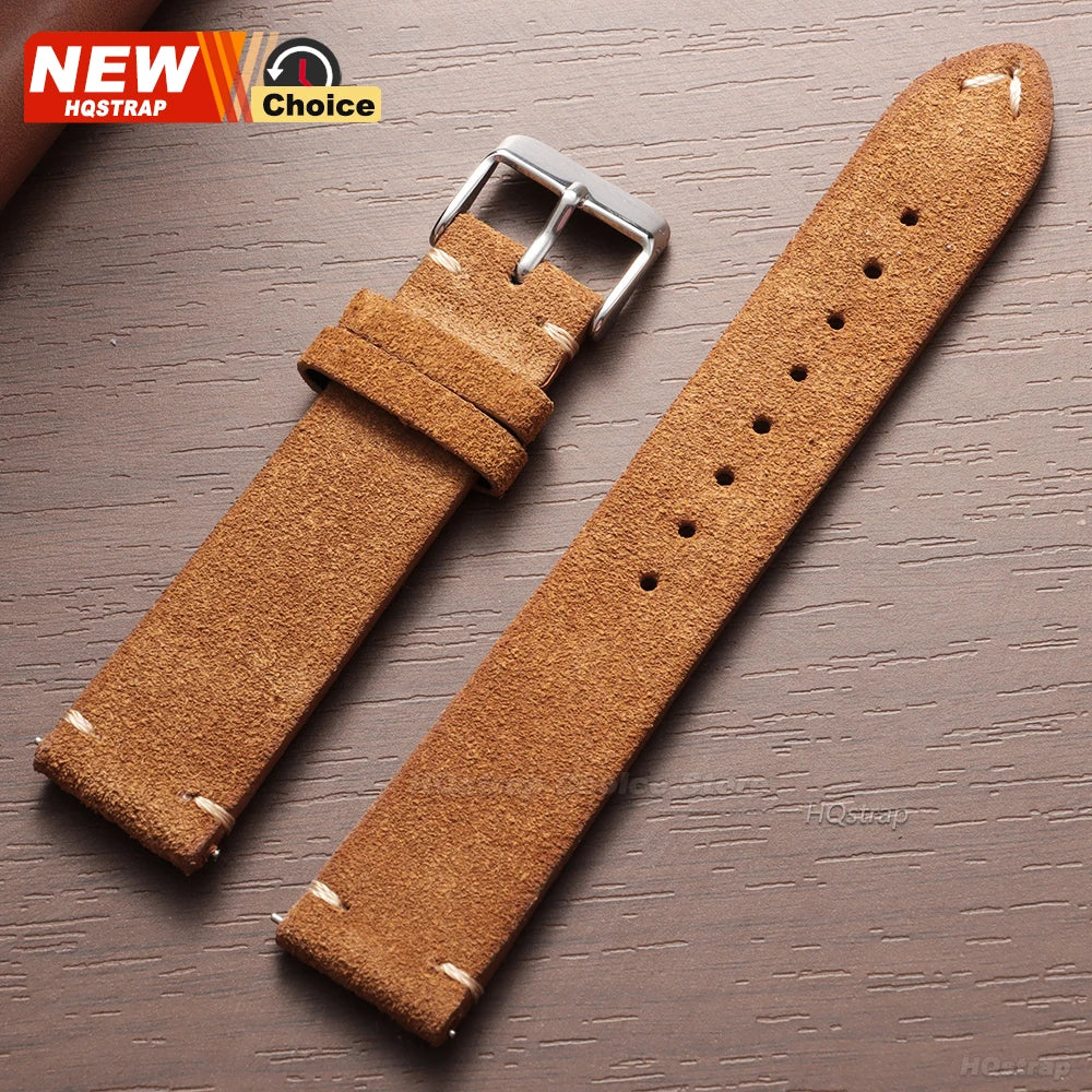 Soft Suede Watch Straps | Adjustable Quick Release Bands for Watches