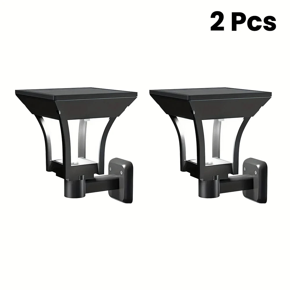 Outdoor Solar Powered Wall Lights | LED Waterproof Garden Lighting