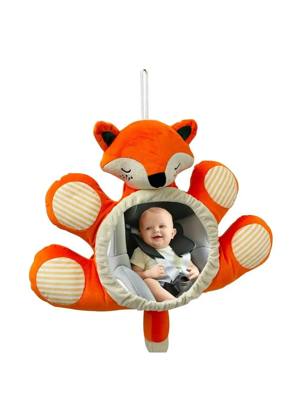 Baby Car Mirror for Safety | Easy View Cartoon Doll Design