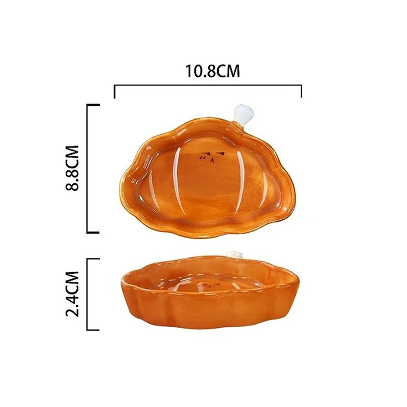 Creative Bread Shaped Ceramic Sauce Dish Small Condiment Plate for Hot Pot Dipping Soy Sauce Vinegar
