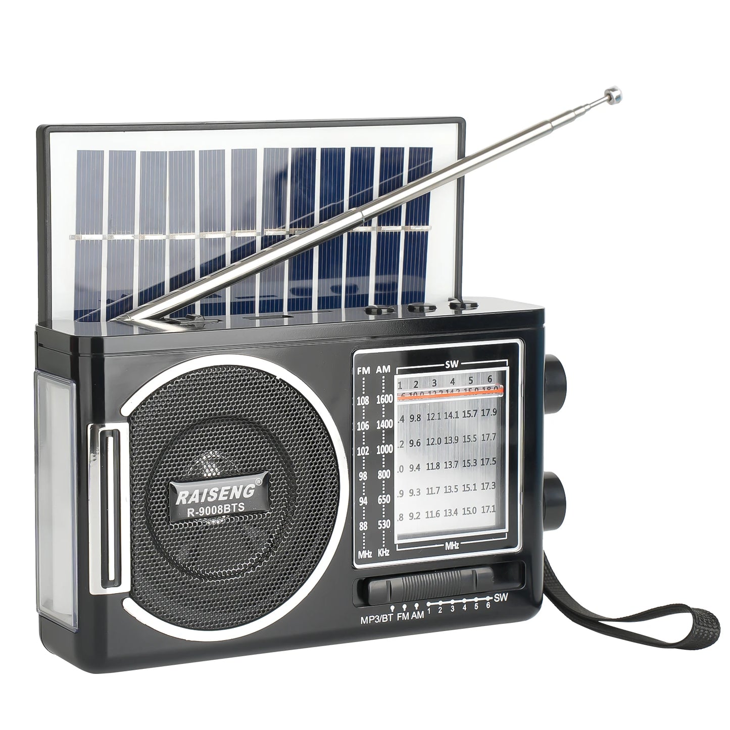 Portable Solar Radio | AM/FM Speaker with USB/TF Playback