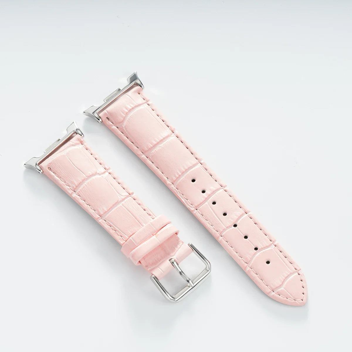 Bamboo Texture Leather Strap for Galaxy Watch | Elegant Wristband 2026