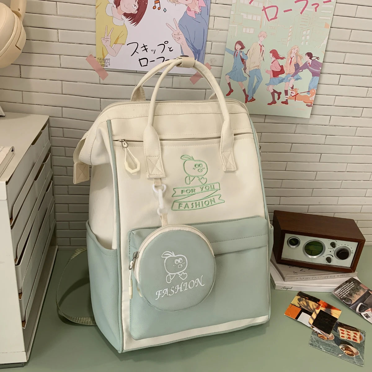 Large-Capacity College Backpack | Stylish & Functional Design