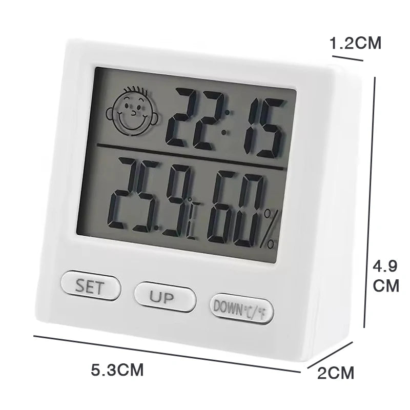 Multifunction LED Thermometer & Humidity Meter | Home Weather Station