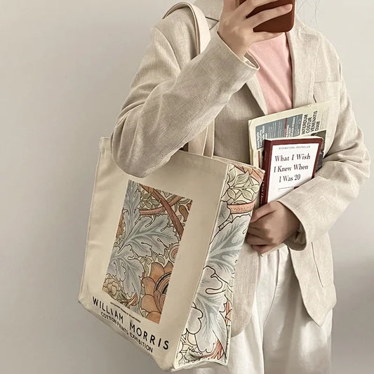 Bolso de Hombro de Lona Vintage | Bolso Casual Elegante para Mujer