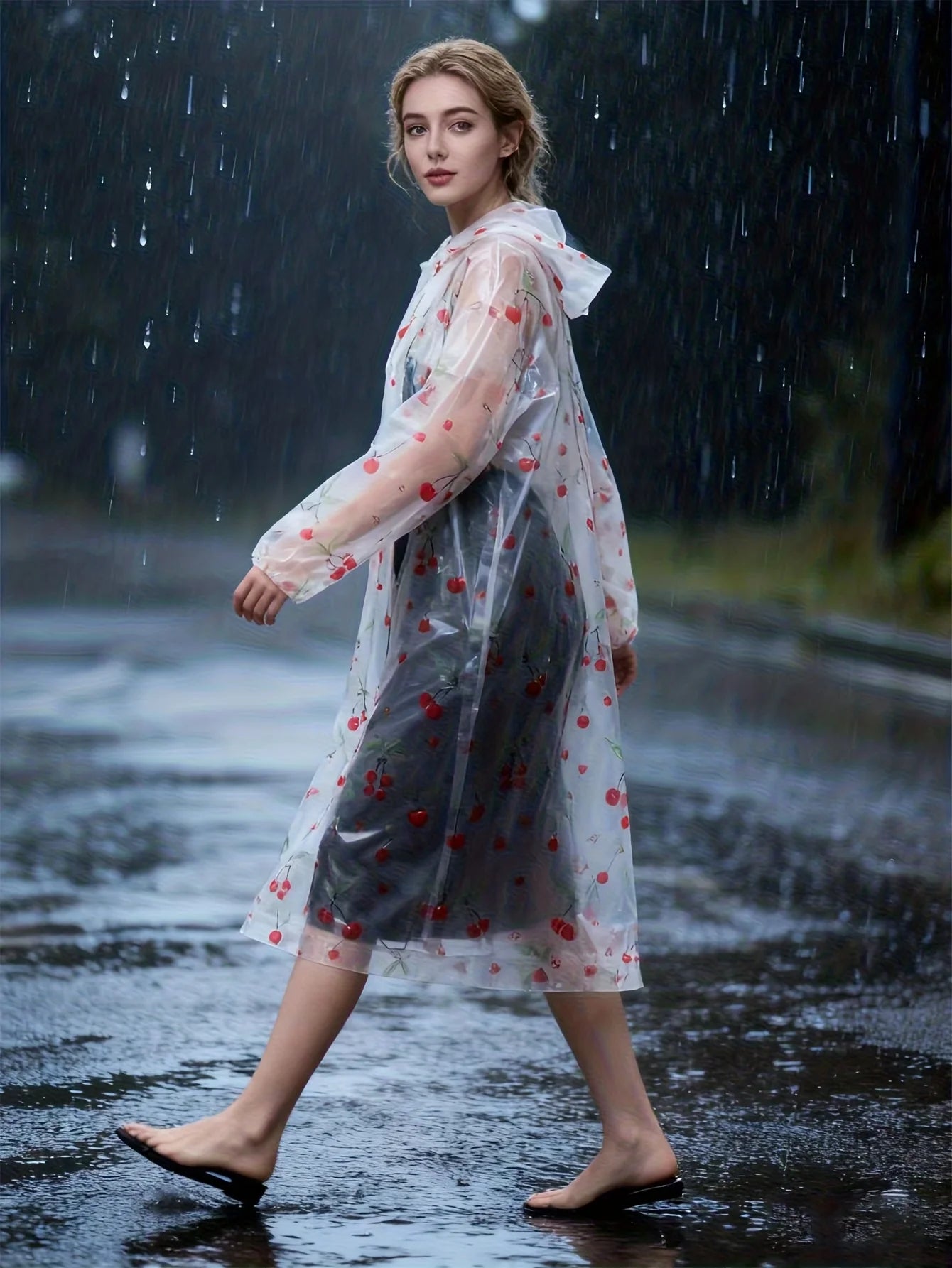 Lightweight Rain Poncho | Packable, Windproof Full-Body Protection