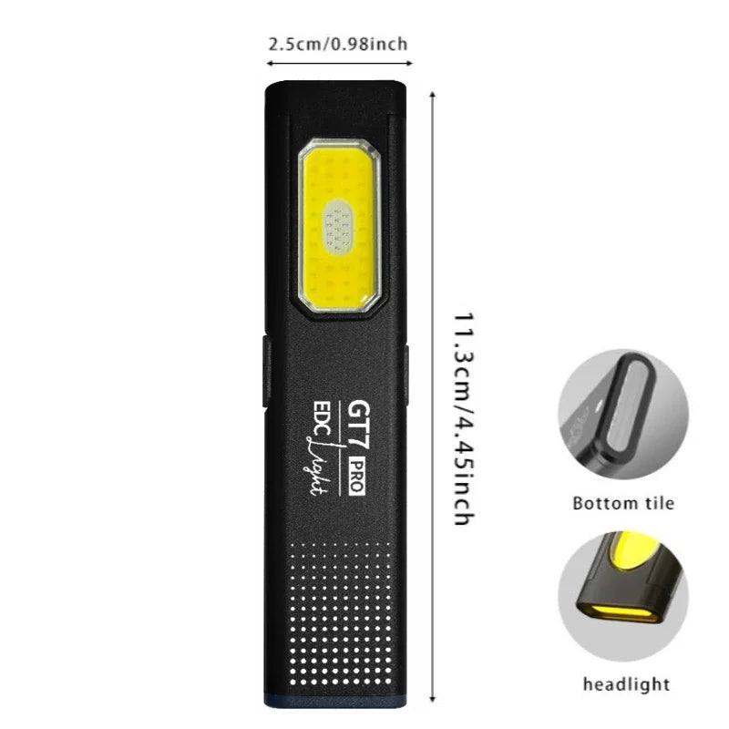 Multi-Functional LED Flashlight | Rechargeable Work Light & Camping Tool