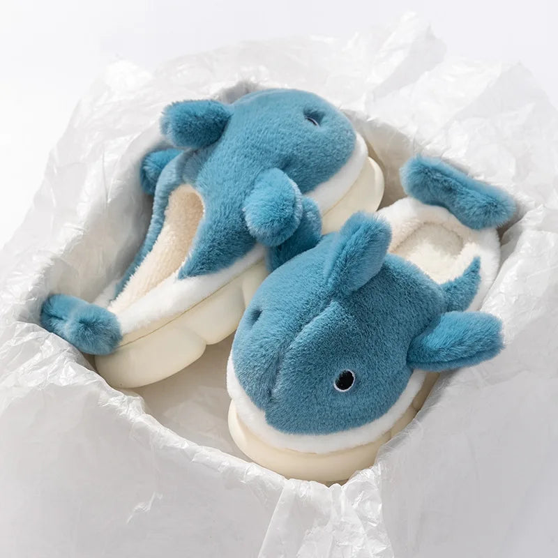 Winter Waterproof Corduroy Cotton Slippers | Cozy Indoor Footwear