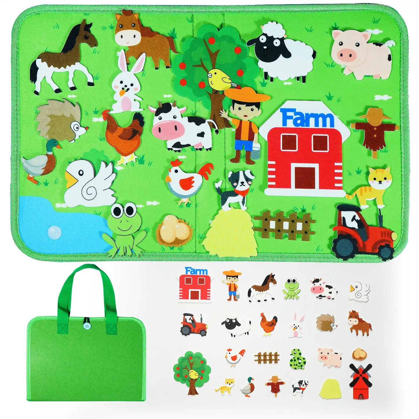 Montessori Animal Busy Board | Engaging Sensory Toy for Kids