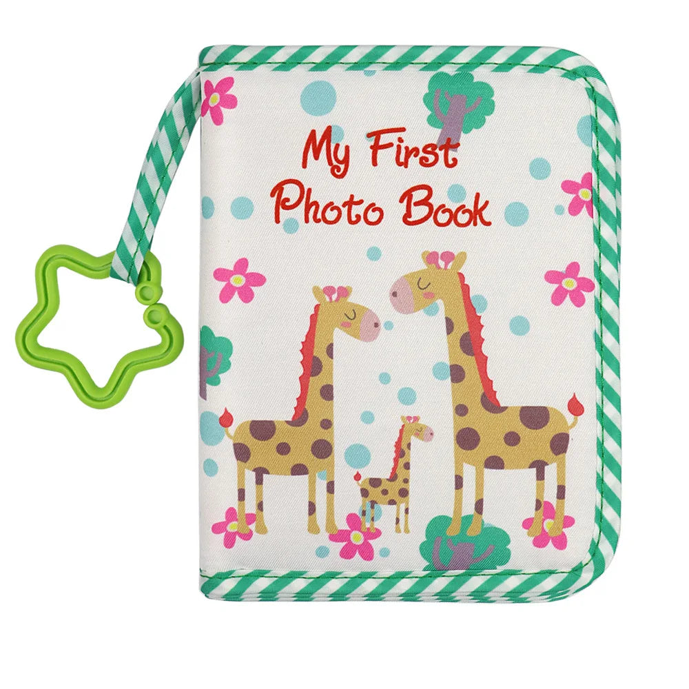 Baby Photo Album for First Year Memories | Giraffe Growth Book