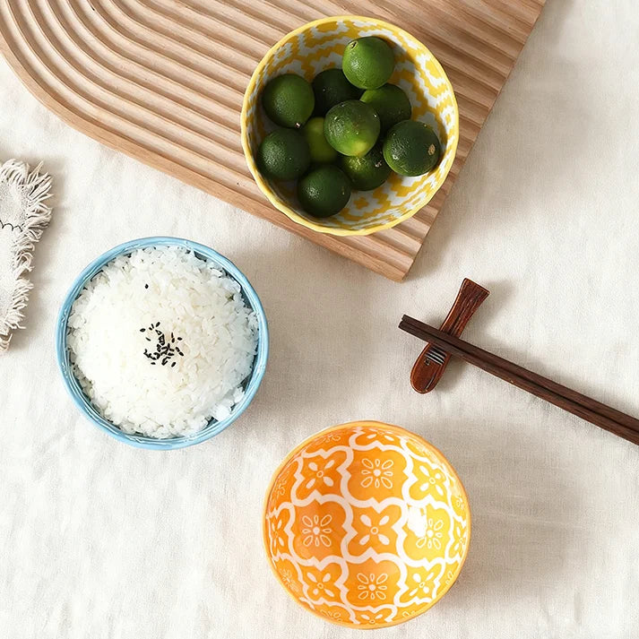 6-Piece Ceramic Bowls Set | Perfect for Pasta, Salad & More