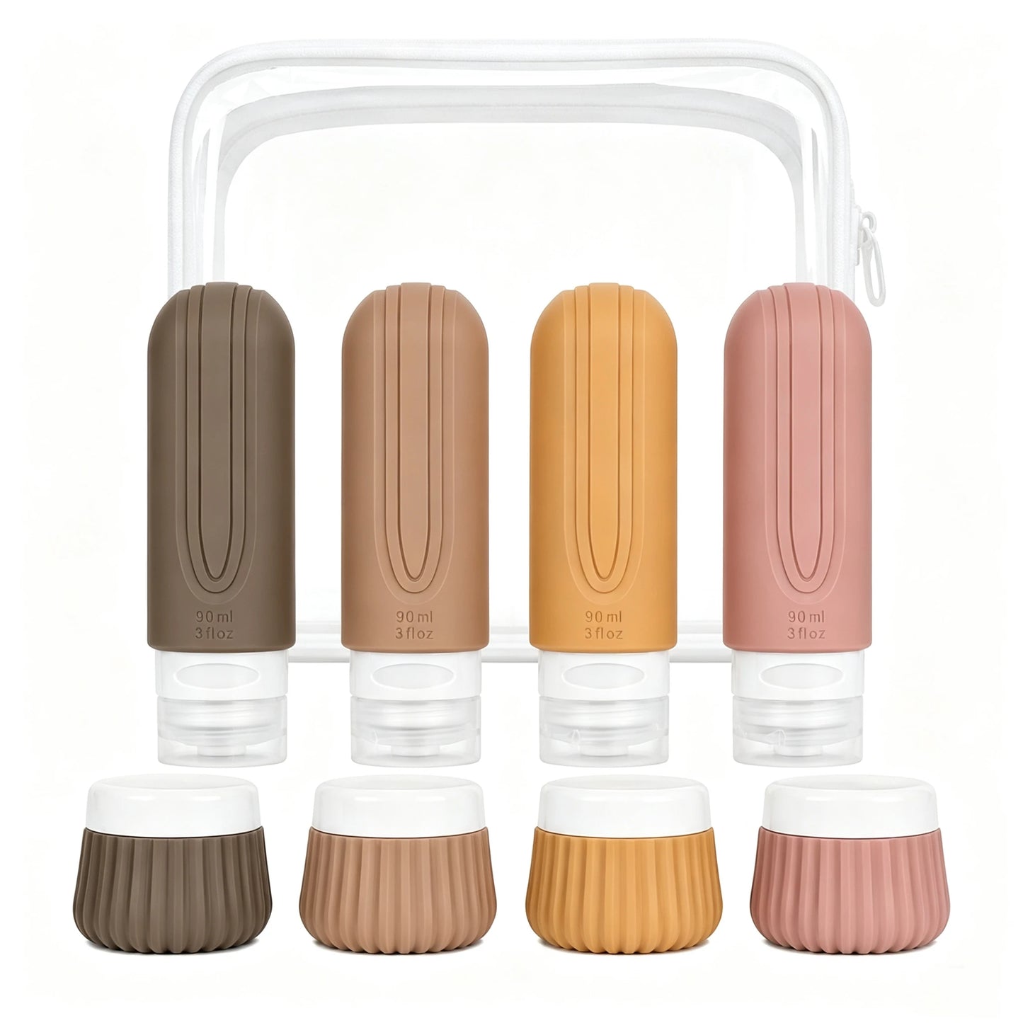 Leakproof 8Pcs Travel Bottle Kit | Perfect for Shampoo & Lotion