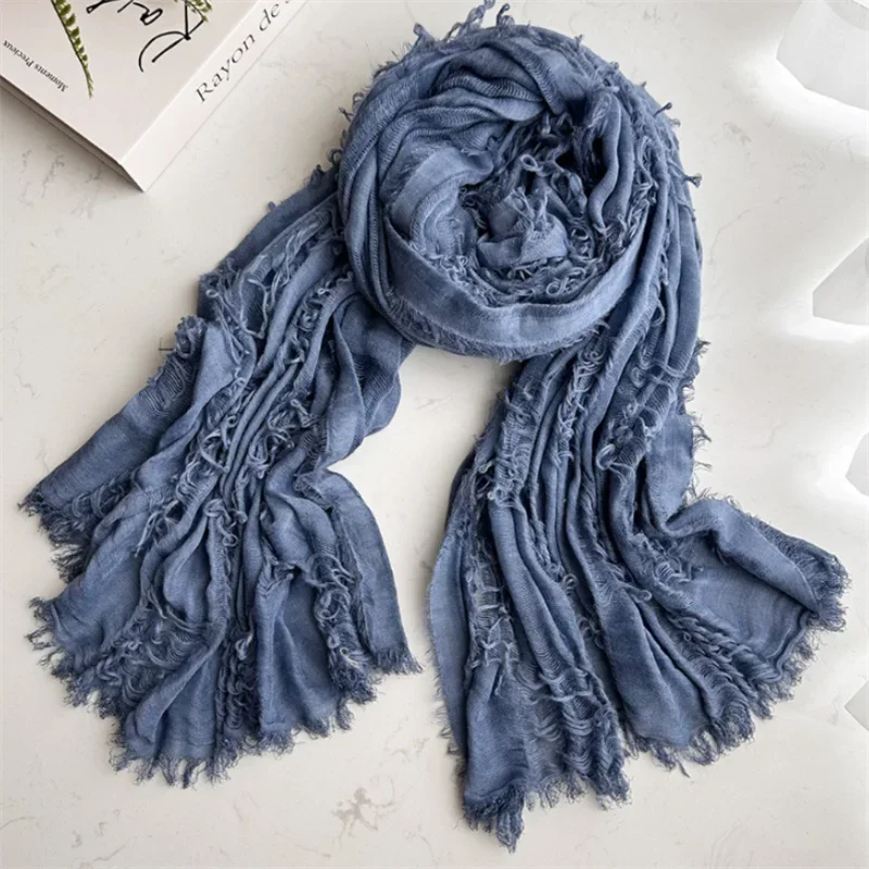Unisex Steampunk Hip Hop Cotton Linen Scarf | Versatile Fashion Shawl
