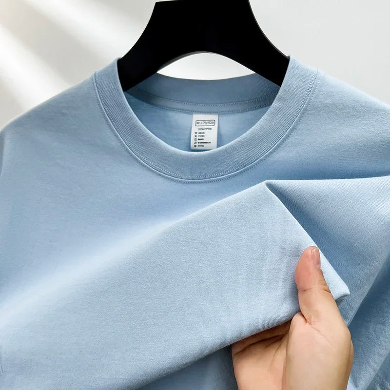 Men's Breathable Cotton Summer T-Shirt | Fashionable Short Sleeve Top