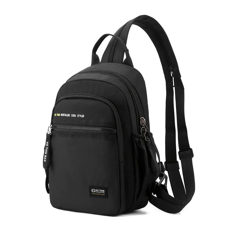 Casual Men's Multi-Functional Shoulder Bag | Perfect Travel Companion