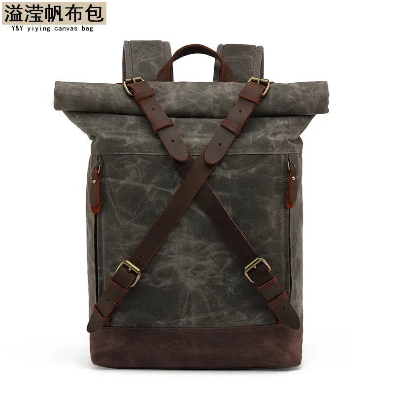 Luxury Vintage Canvas Backpacks | Waterproof Rucksacks for Men