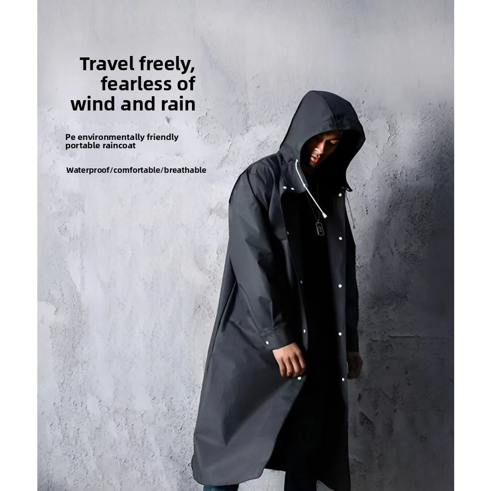 Heavy-Duty Waterproof Raincoat for Outdoor Adventures | Windproof Gear