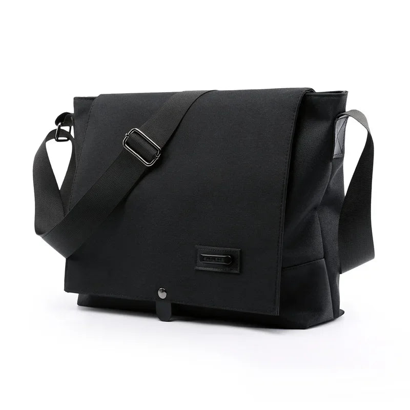 Bolso Bandolera de Lona para Hombre | Elegante Bolso de Mano para Negocios y Ocio