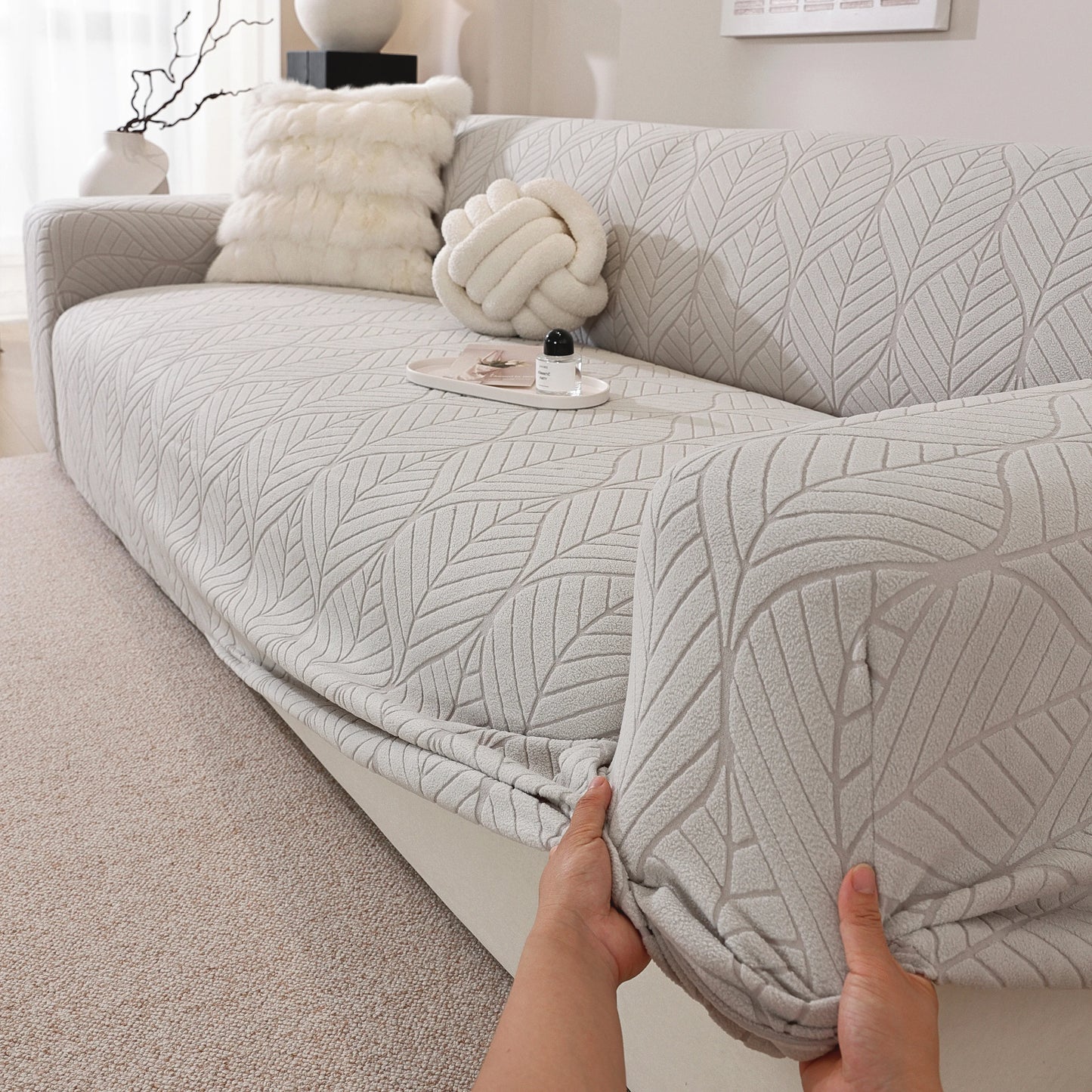 Elastic Anti-Slip Sofa Cushion Cover | Pet & Child Friendly Protection