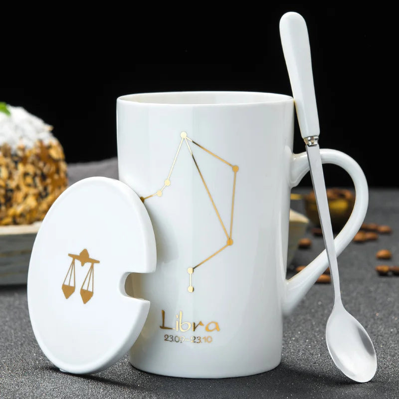 Creative 12 Constellations Ceramic Mugs | Unique Drinkware Gift
