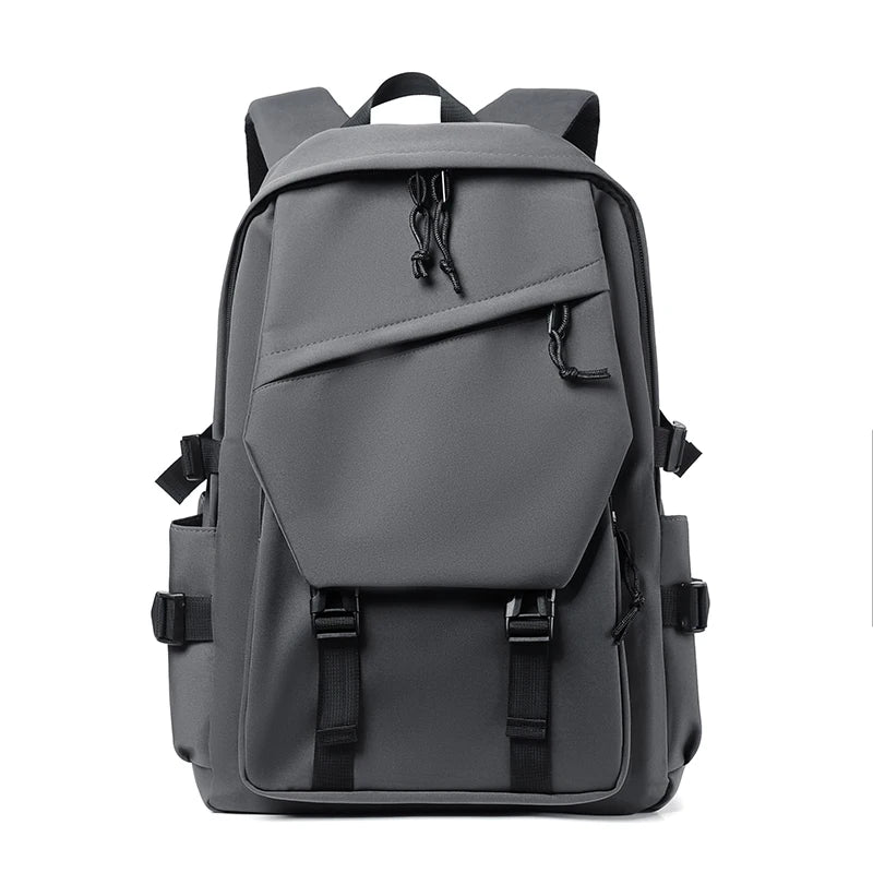 Versatile Solid Color Backpack for Travel and Commuting