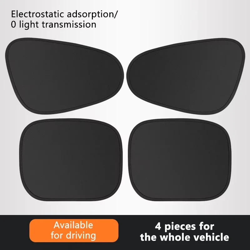 Electrostatic Sun Visor for Car Side Windows | UV Protection Cover