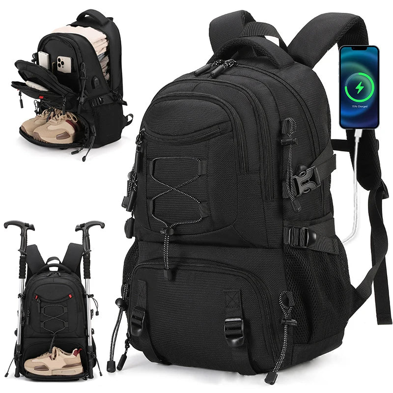 Lightweight USB Climbing Backpack | Ideal for Travel & Hiking