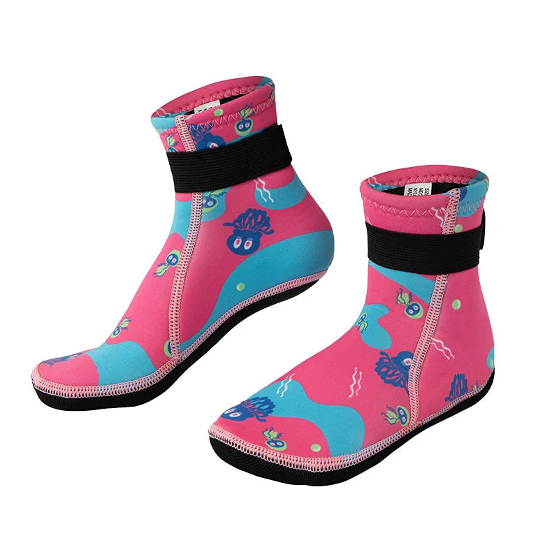3mm Neoprene Wetsuit Socks for Kids | Non-Slip Swim Booties
