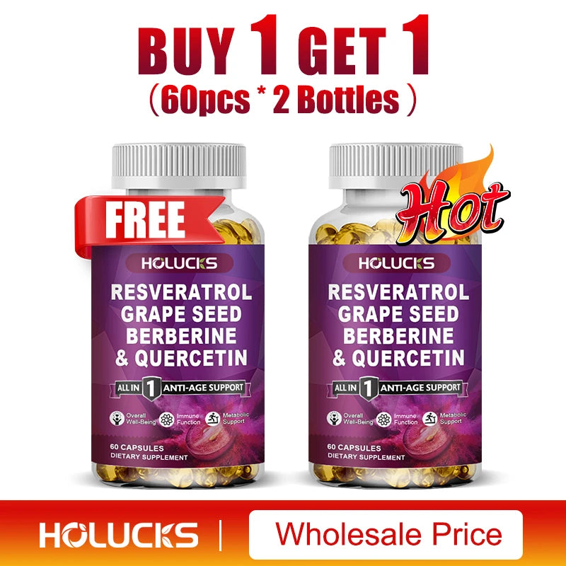 Resveratrol Supplement for NAD+ Boost, Anti-Aging & Wellness