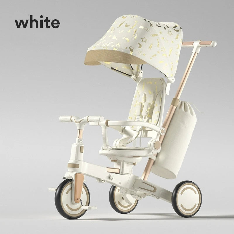 9-in-1 Convertible Push Tricycle for Toddlers | Safe & Lightweight