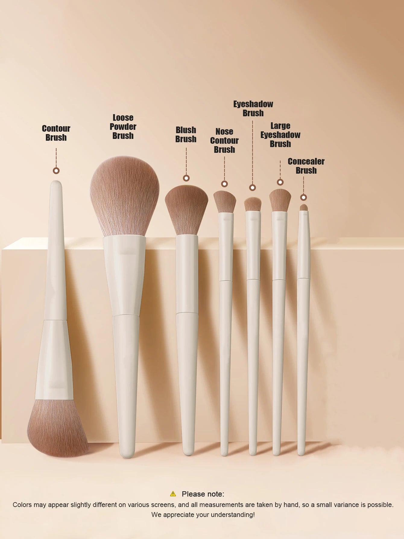 7 Piece Makeup Brush Set | Essential Tools for Flawless Beauty 2026