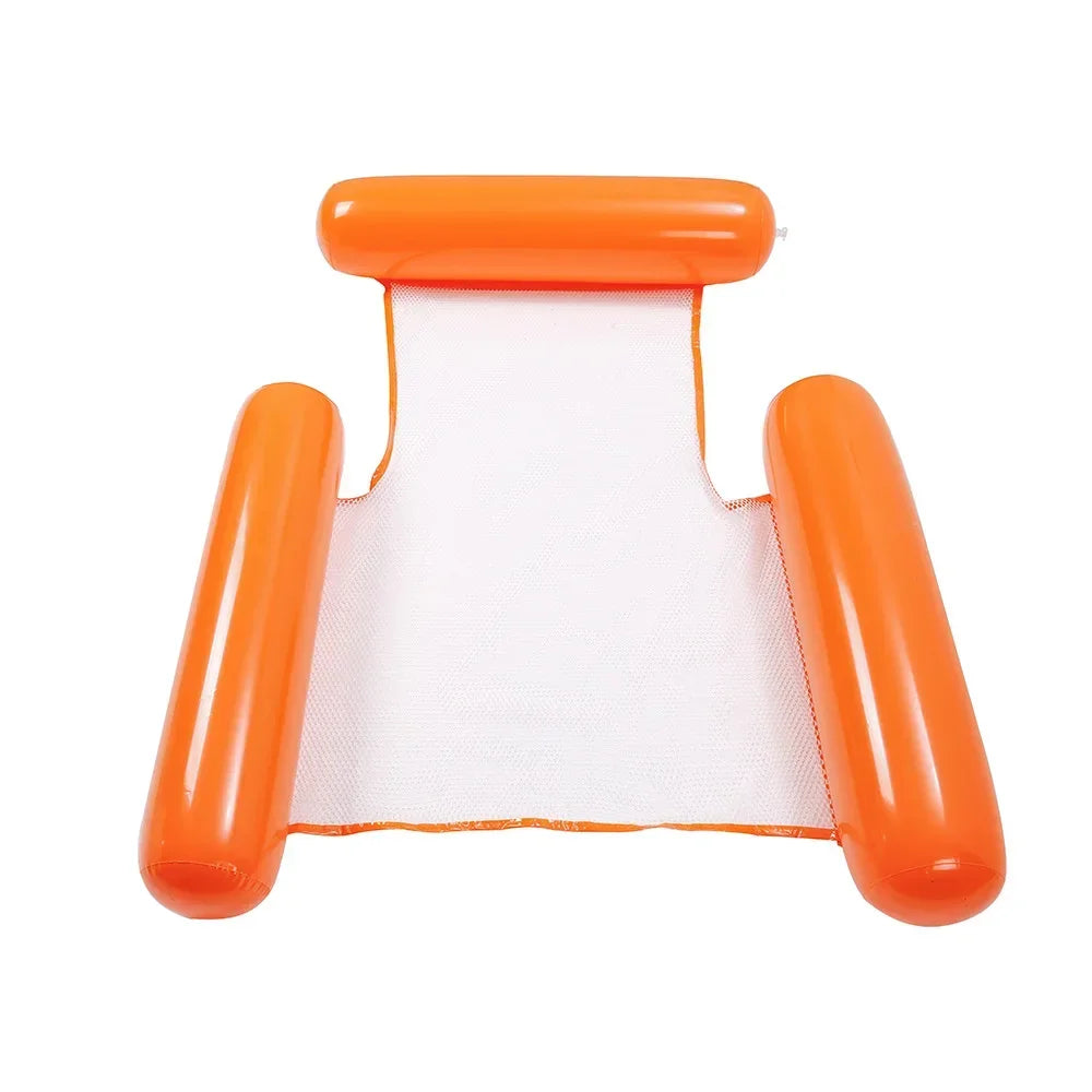Small Inflatable Water Bed | Floating Backrest Lounge Chair