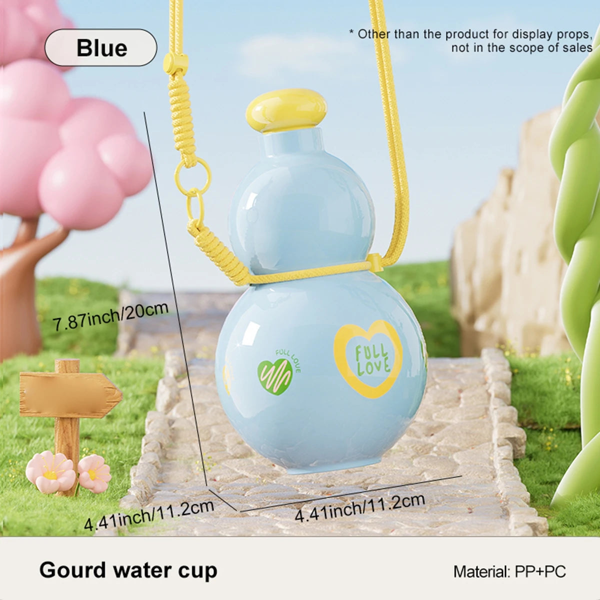Large Capacity Sports Water Bottle | Portable Gourd Water Cup