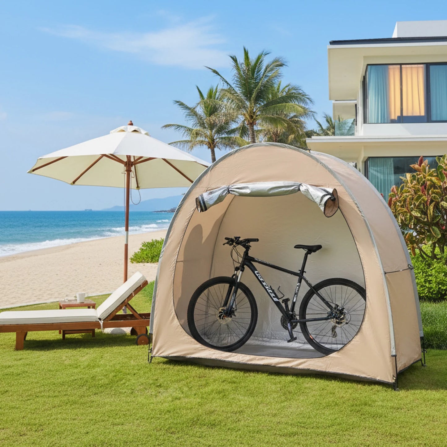Portable Thickened Oxford Cloth Bike Shelter | Versatile Outdoor Tent