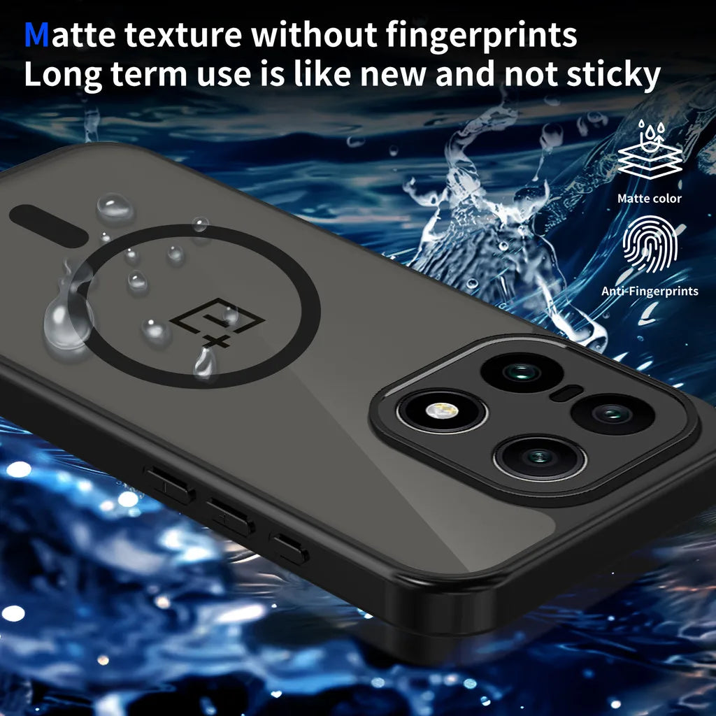 Protective Matte Skin Case for OnePlus | Shockproof & Wireless Charging