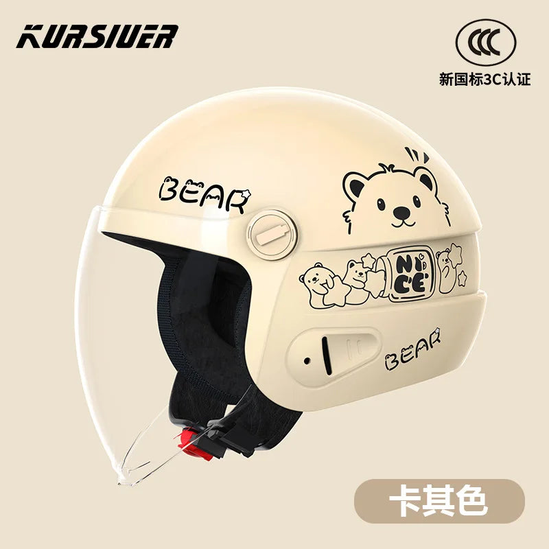 Casco Clásico Retro de Motocicleta Tipo Jet | Equipo de Seguridad Definitivo para Ciclistas