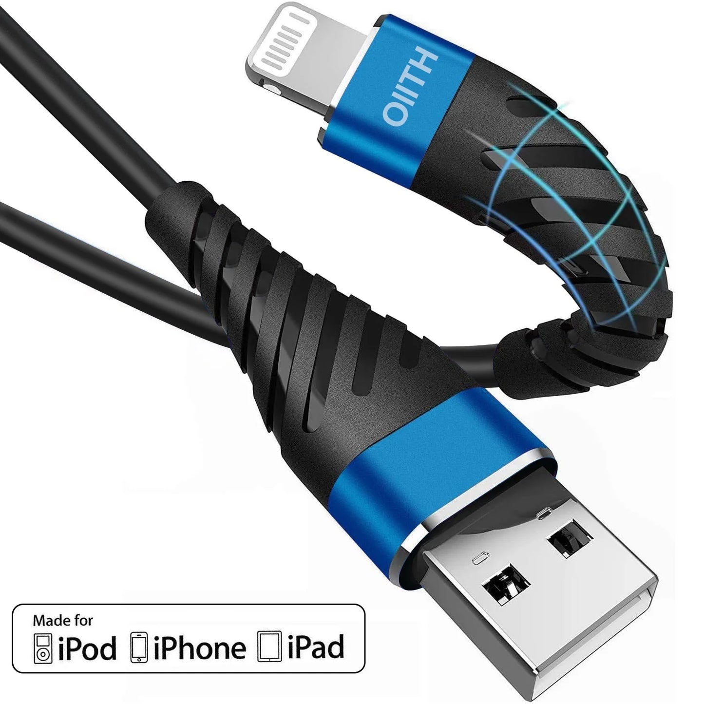 Fast Charging USB Cable | 3A for iPhone and iPad | 2m Length