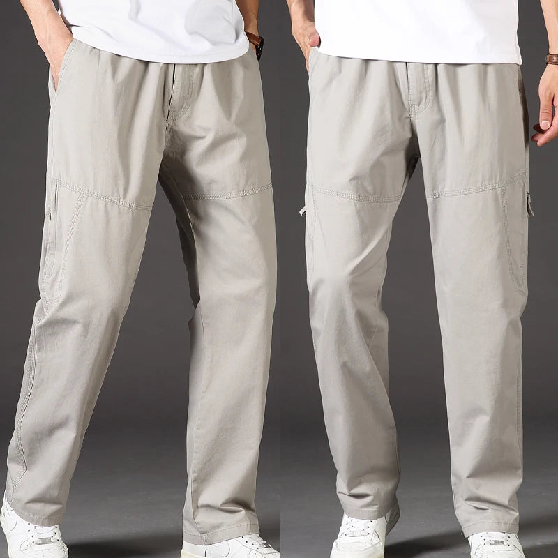 Men's Cotton Cargo Pants | Casual Sports Sweatpants for Every Day