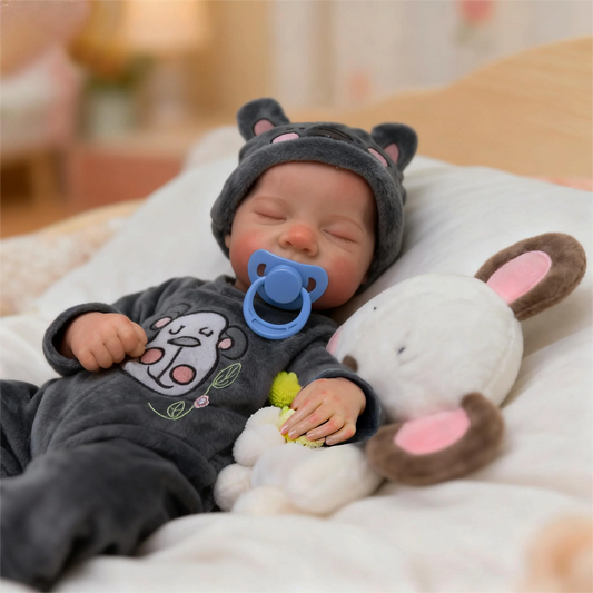18-Inch Realistic Reborn Baby Doll | Poseable Soft Weighted Doll
