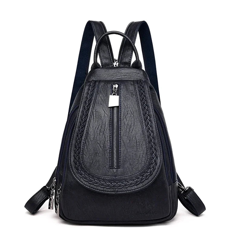 Stylish Women's Leather Backpack | Chic Travel Bag for All Occasions