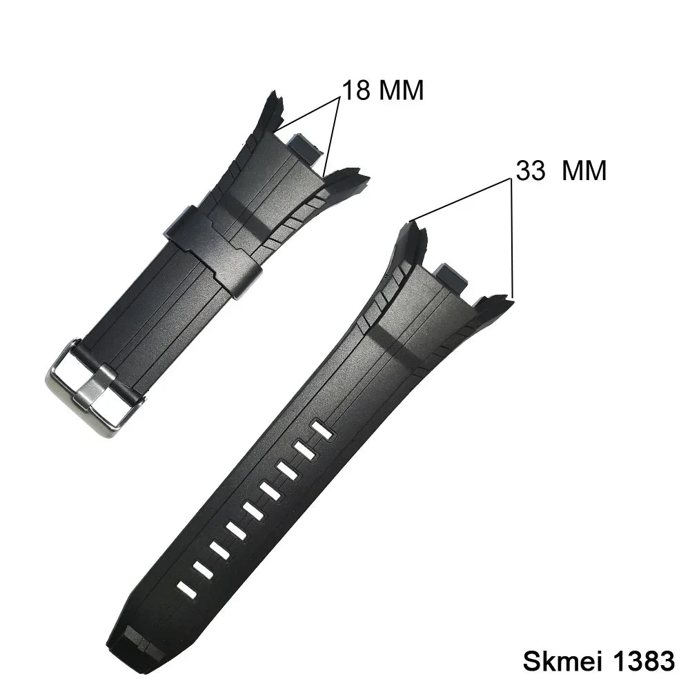 Durable PU/Rubber Watch Bands | Adjustable & Stylish Strap Upgrade
