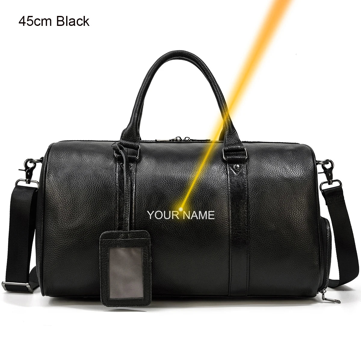 Luxury Genuine Leather Travel Bag for Men & Women | Versatile Duffle
