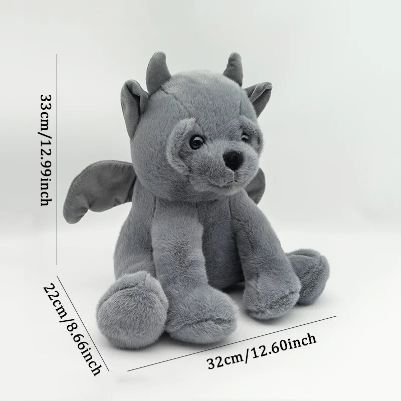 Gargoyle Bear Plush Toy | Soft Cartoon Animals for Kids