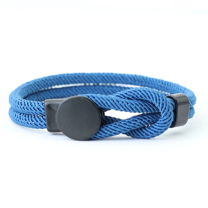 Men's Double Layer Rope Bracelet | Lucky Red Thread Gift for Him