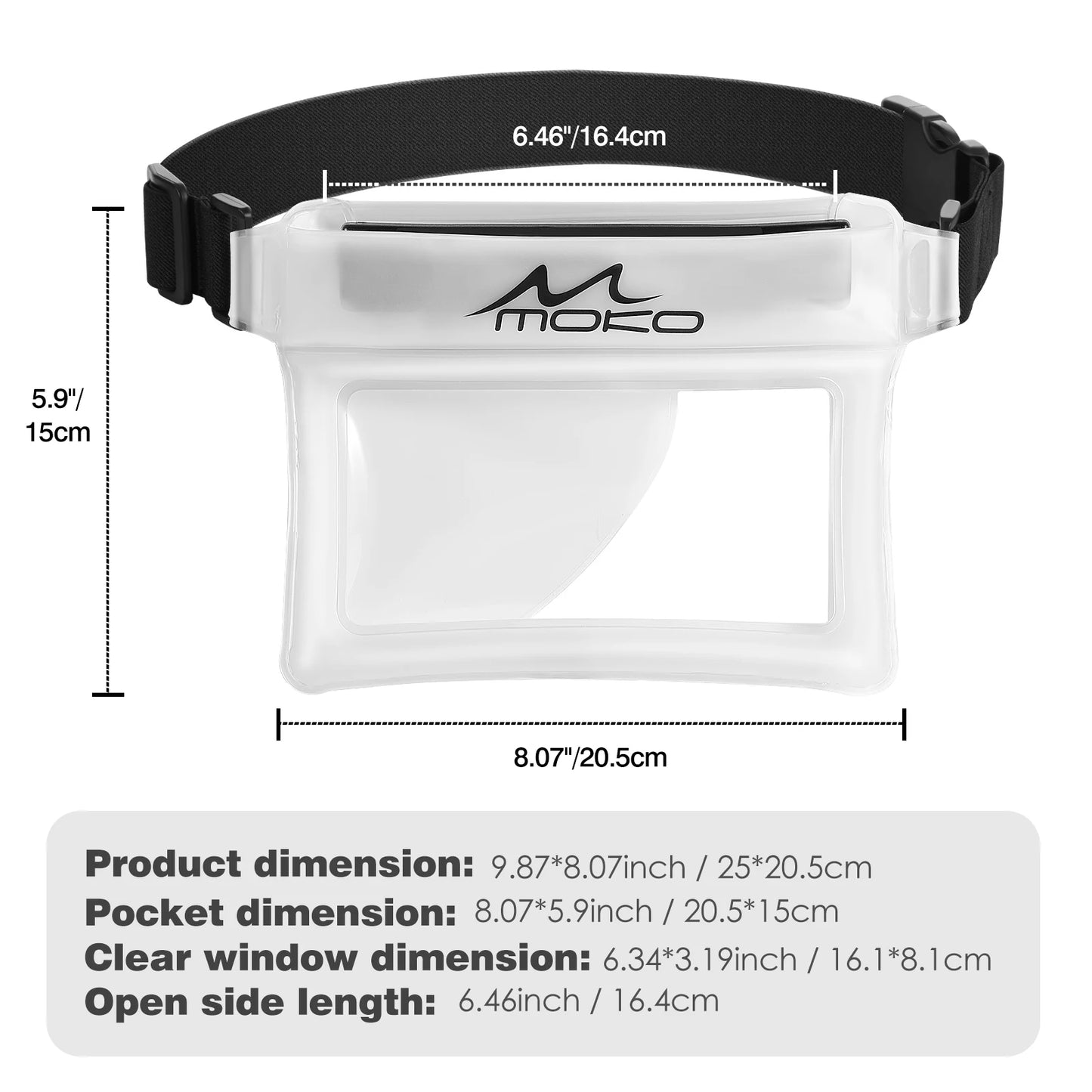 Waterproof Phone Pouch Fanny Pack | Floating Dry Bag for Water Sports