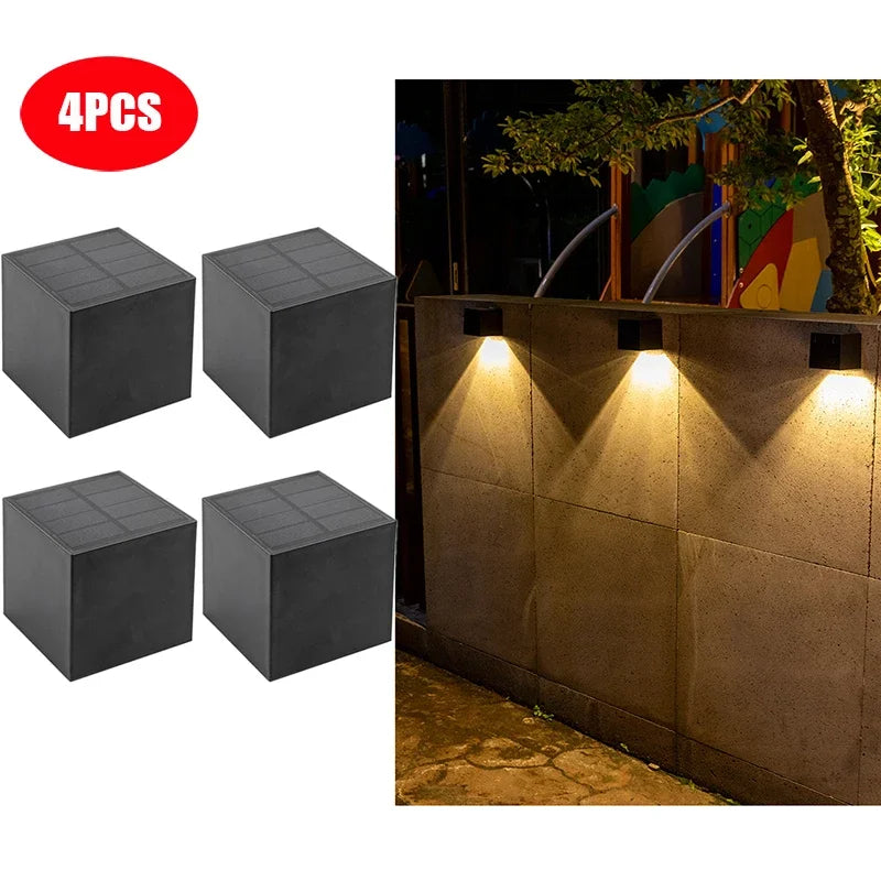 LED Solar Outdoor Wall Lamp | Eco-Friendly Garden Lighting