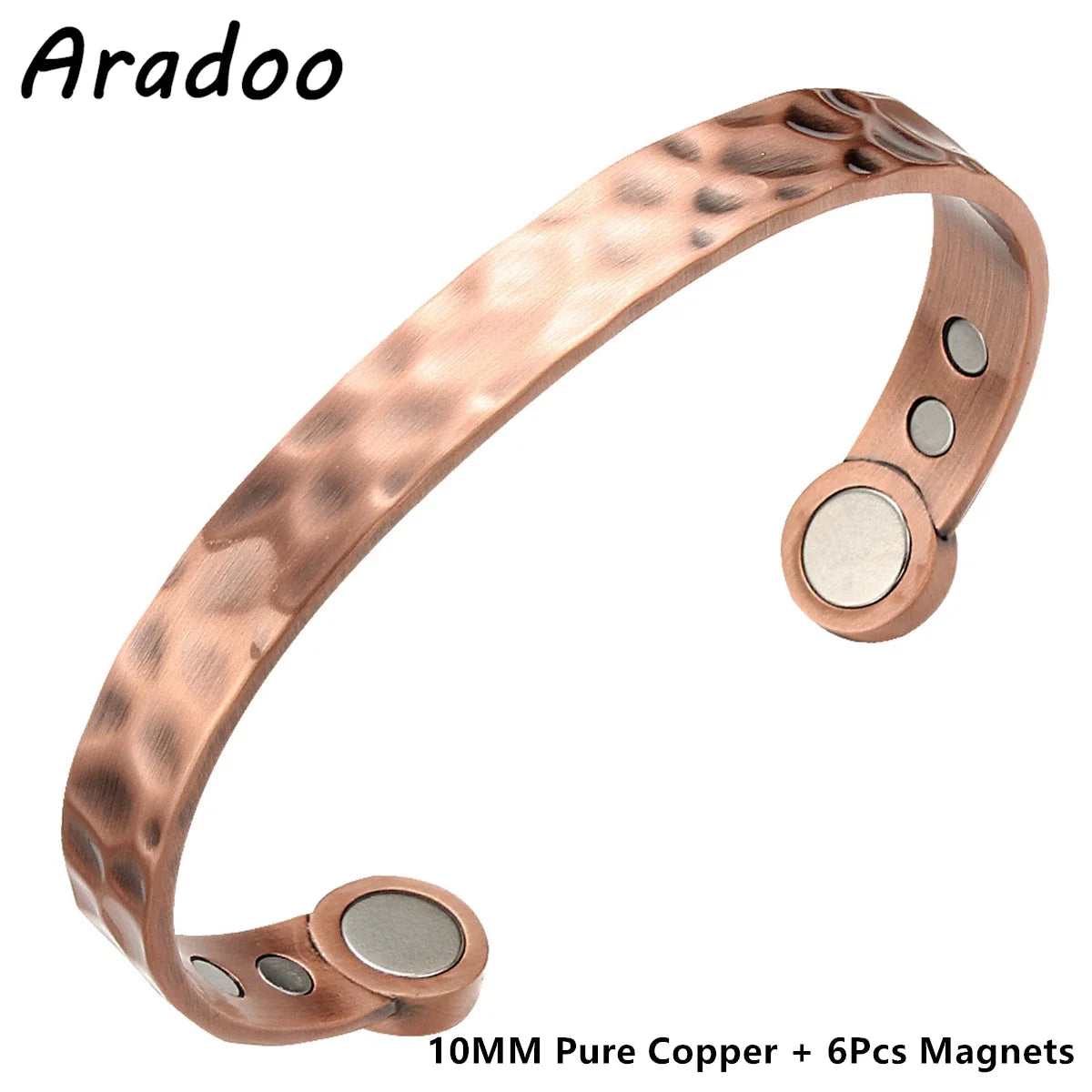 Vintage Pure Copper Cuff Bracelet | Magnetic Therapy for Wellness