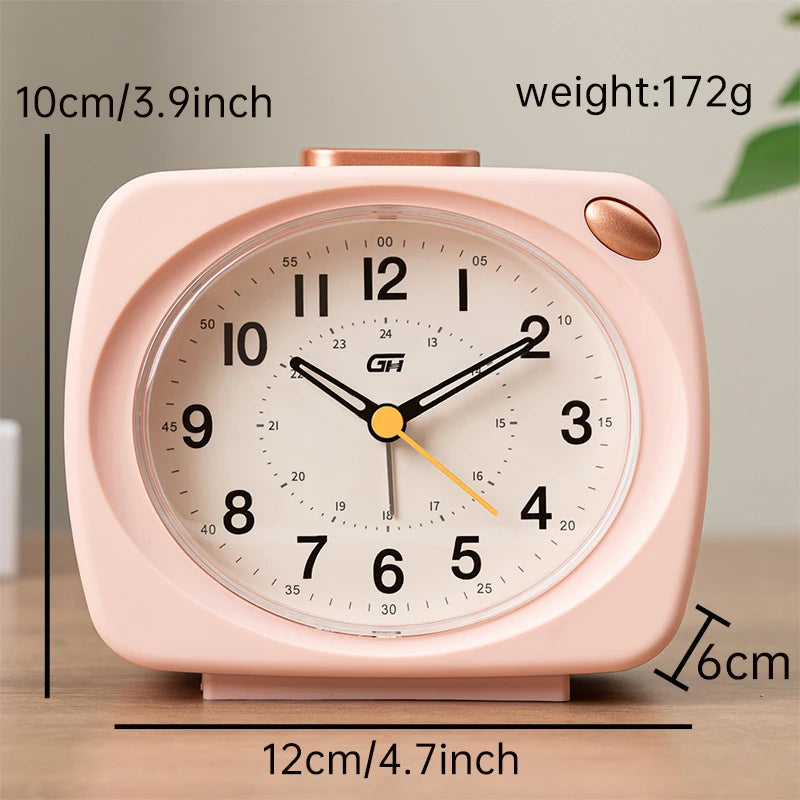 Modern Music Alarm Clock with Snooze and Night Light Function