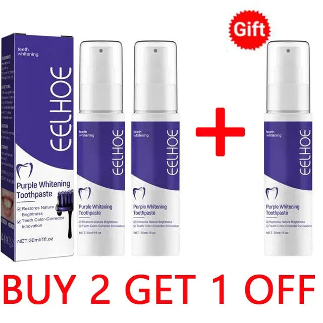 Purple Whitening Toothpaste | Deep Clean, Stain Removal & Fresh Breath