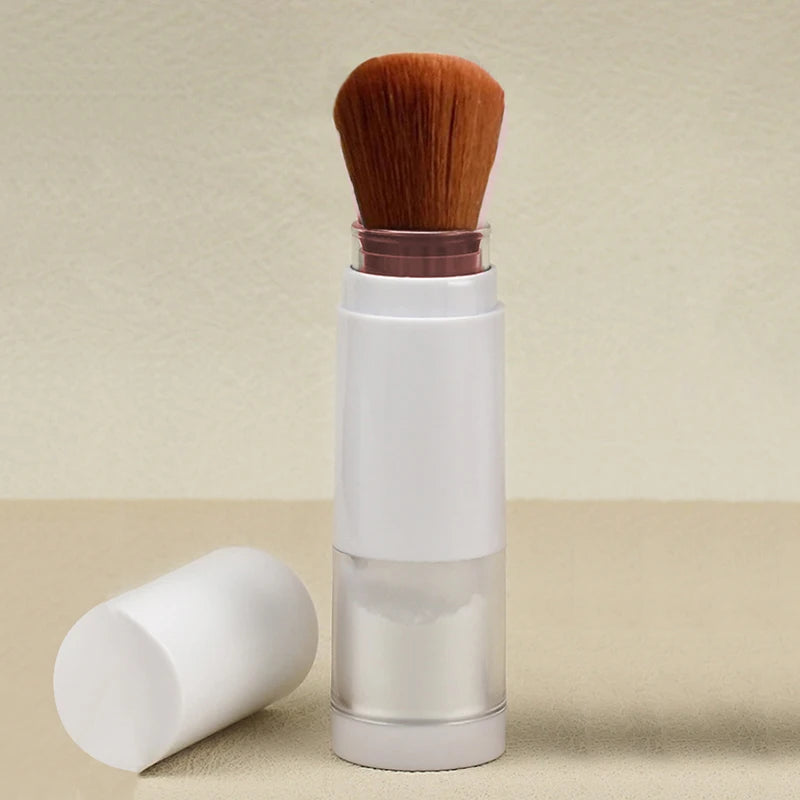 Multi-functional 2 in 1 Foundation Brush & Powder Storage Beauty Tool